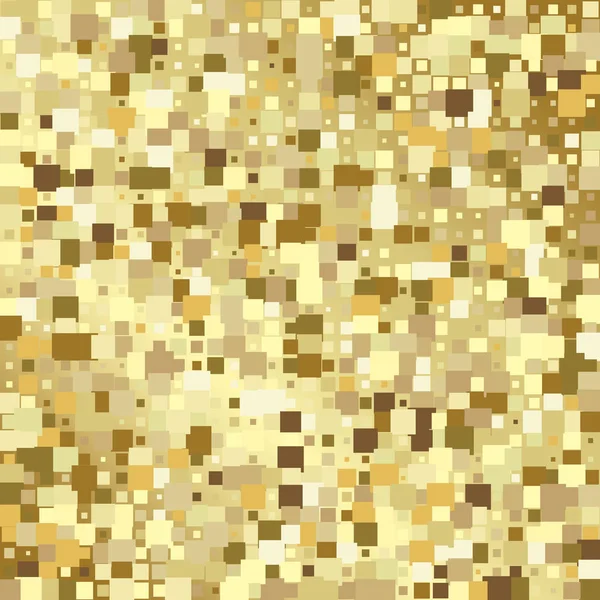 Πολυτελές Χρυσό Μωσαϊκό Φόντο Χρυσή Πλατεία Πλακάκια Υφή Κομψό Χάλκινο — Διανυσματικό Αρχείο