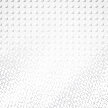 Web düzeni için ışık noktalı resim arka plan. Beyaz ve gri yarım ton vektör desen noktalar ve Degrade çizgiler ile