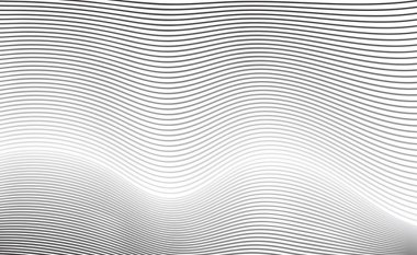 Doku soyut çapraz eğrisi hat veya beyaz zemin üzerinde Gri çizgili desen. İnce dalgalı çizgileri ve boşaltmak için Web Tasarım geometrik arka plan