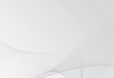 Tarafsız dalga doku hat veya web sayfası için minimal tarzda çizgili desen ince. Trendy vektör çizim üzerinde açık gri renkli, dalgalı çizgilerle