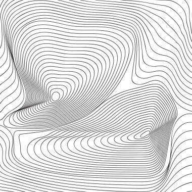 Siyah beyaz ince çizgi soyut arka plan