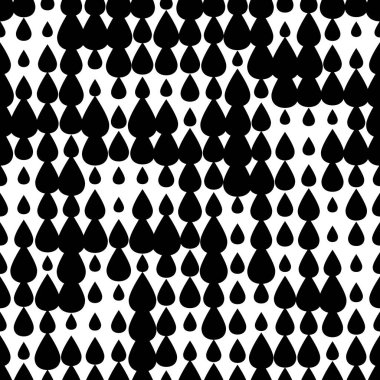 Basit damla şekilleri ile soyut geometrik dikişsiz desen