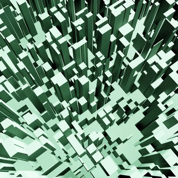 Abstract 3d square pixel geometric background or cube pattern