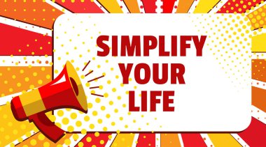 Düz stil pop art illüstrasyon basitleştirme düzene süreci