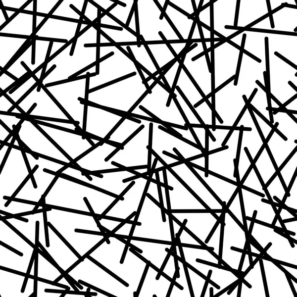 Abstraktes geometrisches nahtloses Muster mit einfachen Linien — Stockvektor