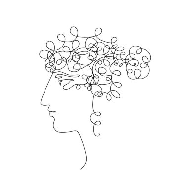 Bir Satır Antik Kadın Yüzü, Roma Yunan Profil Çizimi, Sketch Sanat Tarzı Güzellik Portresi, Devamlılık Çizgisi Çizim Başlığı, Tek Çizgili Taslak Vektör Resimleri