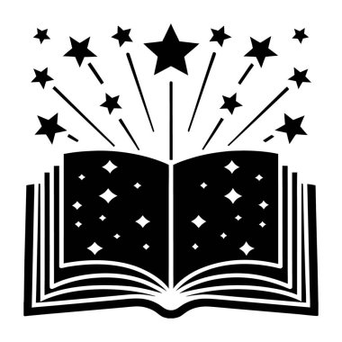 Yıldızları ve takımyıldızları serbest bırakan, hayal gücünü ve bilgi vektörünü sembolize eden sihirli bir kitap.