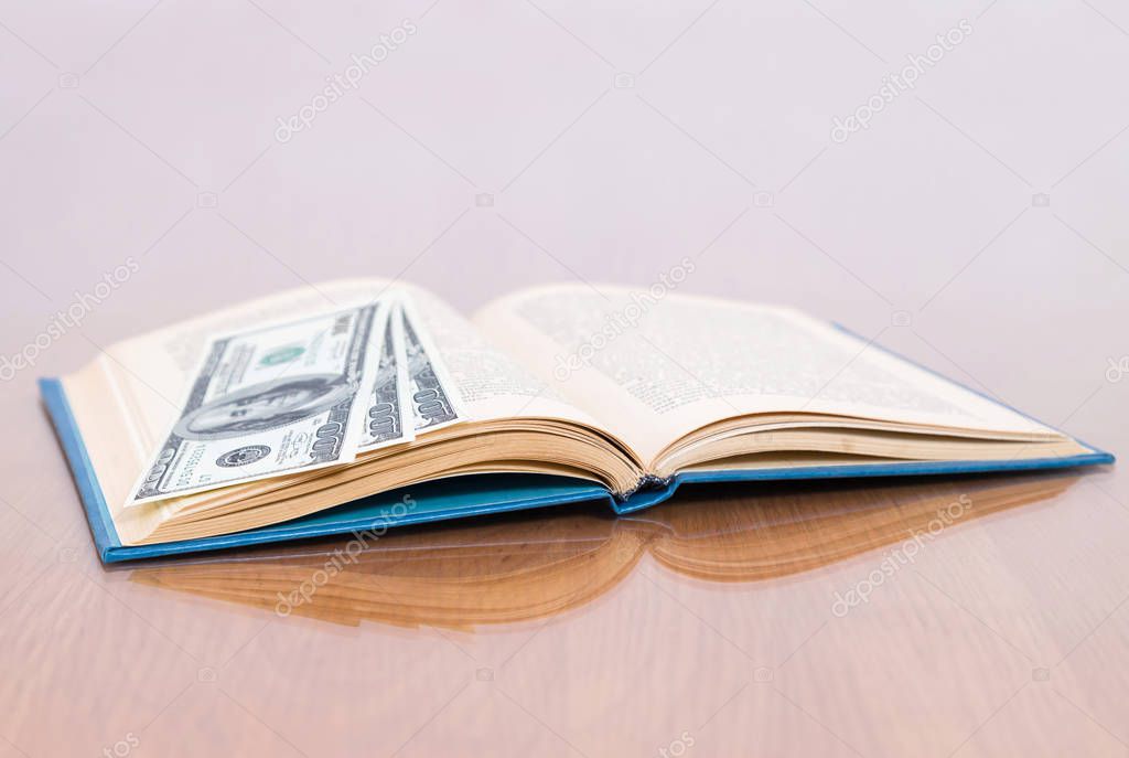 Money in a book
