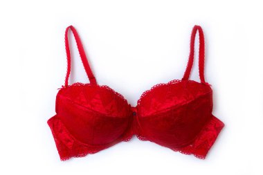 İzole kırmızı sutyen