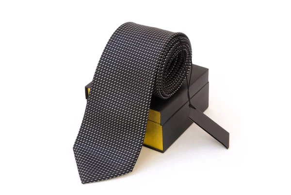 Corbata de hombre negro —  Fotos de Stock