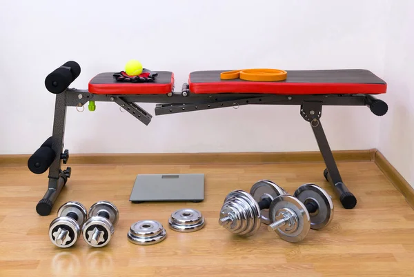 Home gym equipment — Stock Photo, Image