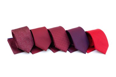 Kırmızı kravat koleksiyonu