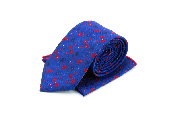 Blue tie and pocket square