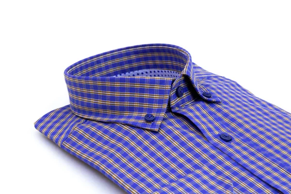 Blue men's shirt — Stock Photo, Image