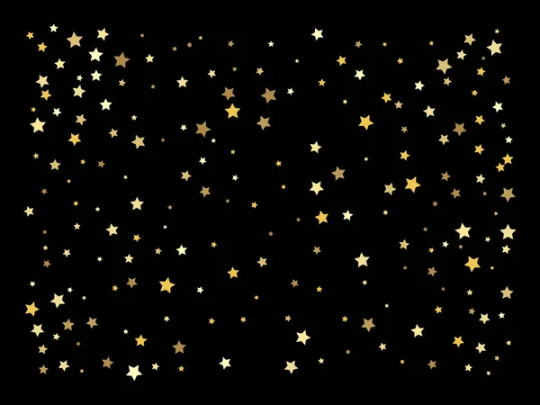 Vector background with gold stars