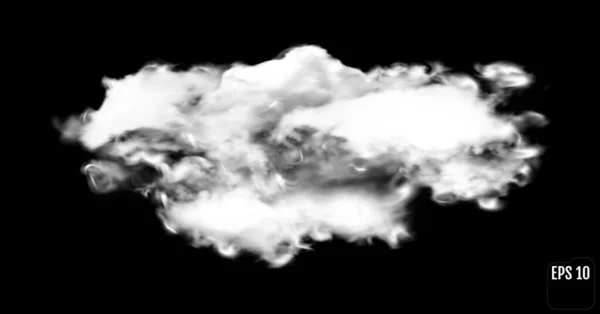 Realistische donderwolk. Gradiëntmaaswolk. — Stockvector