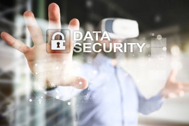 Siber Güvenlik, veri koruma, bilgi güvenliği ve şifreleme. İnternet Teknoloji ve iş kavramı.