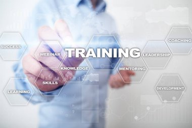 Eğitim ve geliştirme profesyonel büyüme. Internet ve eğitim kavramı.