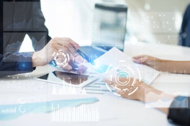 Metin, sanal ekran arka plan şablonu. İş, internet teknoloji ve ağ kavramı.