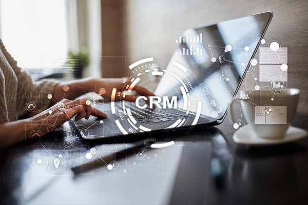 CRM. Customer relationship management concept. Customer service and relationship.