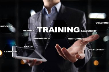 Eğitim ve geliştirme profesyonel büyüme. Internet ve eğitim kavramı.