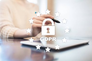 Gdpr. veri koruma yönetmeliği. Siber güvenlik ve Gizlilik.