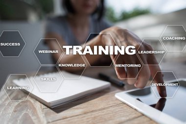 Eğitim ve geliştirme profesyonel büyüme. Internet ve eğitim kavramı.