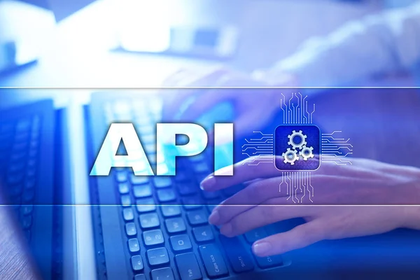Uygulama programlama arabirimi. API. Yazılım geliştirme kavramı. — Stok fotoğraf