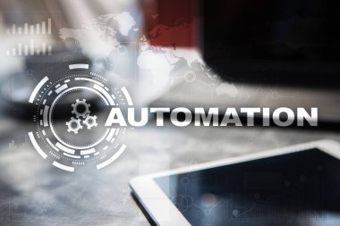 Otomasyon kavramı bir yenilik iyileştirilmesi verimlilik, teknoloji ve iş süreçlerinde güvenilirlik olarak.