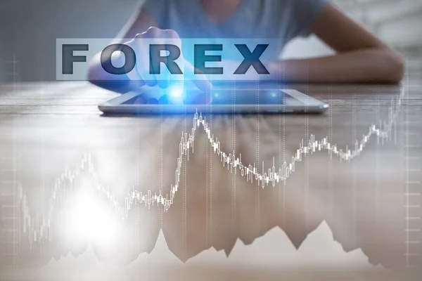 Forex trading, Online inwestycji. Koncepcja biznesu, internet i technologia. — Zdjęcie stockowe