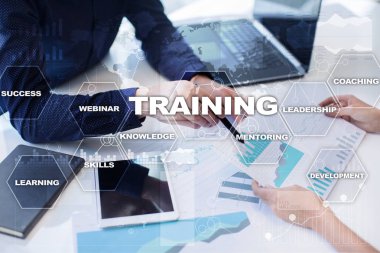 Eğitim ve geliştirme profesyonel büyüme. Internet ve eğitim kavramı.