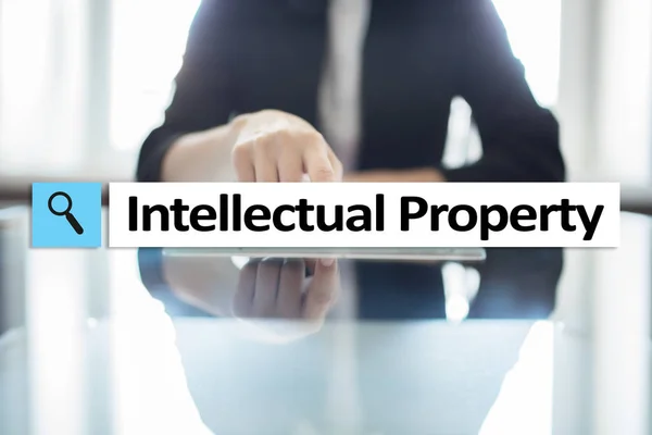 Intellectual property rights. Patent. Business, internet and technology concept.