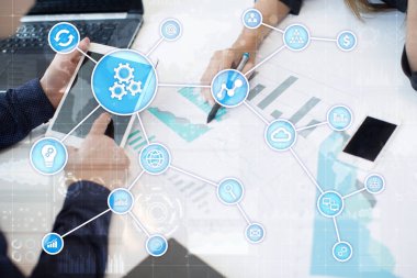 Otomasyon kavramı bir yenilik iyileştirilmesi verimlilik, teknoloji ve iş süreçlerinde güvenilirlik olarak.