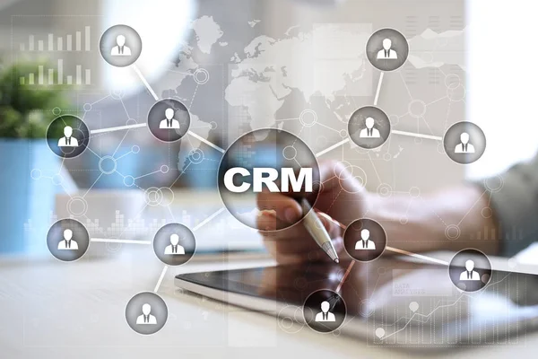 Crm の顧客関係管理の概念 顧客サービスとの関係 — ストック写真