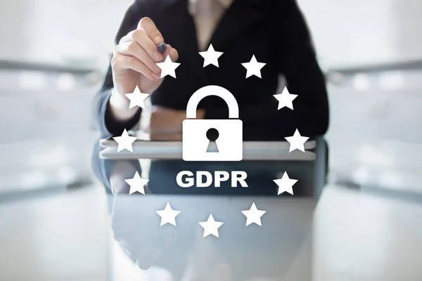 GDPR. General data protection regulation compliance, European information security law.