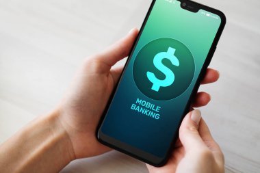 Cep telefonu cyber güvenlik bilgi Gizlilik ve veri koruma Internet teknoloji ve iş kavramı.