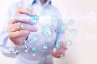 İş süreci otomasyonu, akıllı sanayi 4.0. Internet şeyler ve yazılım geliştirme.