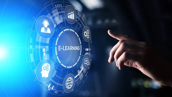 E-learning Online Education Training Webinar Seminario Desarrollo personal y crecimiento profesional . —  Fotos de Stock