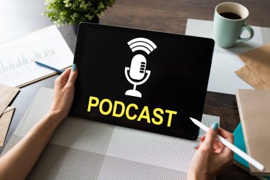 Podcast - ses veya video kayıtları, TV veya radyo yayınları, dersler, konuşmalar ve diğer etkinlikler.