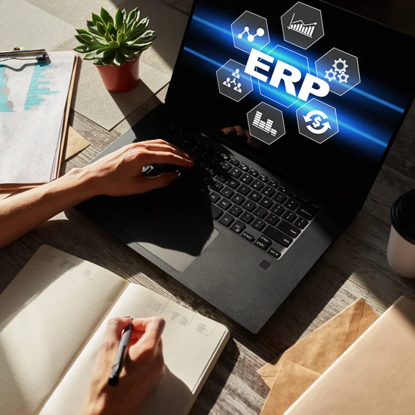 ERP system. Enterprise resources planning. Business process automation.