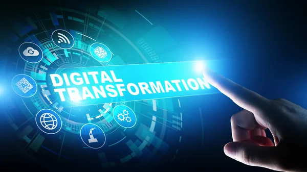 Digital transformation, disruption, innovation. Business and  modern technology concept. — Stock Photo, Image