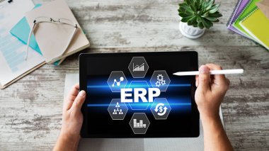 ERP sistemi. Şirket kaynakları planlaması. İş süreci otomasyonu.