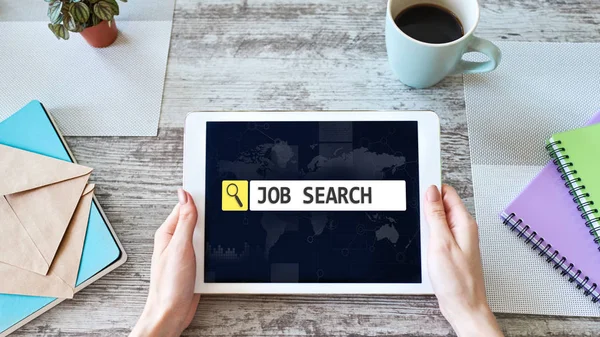 Job search, Employment, Recruitment en HR management concept. — Stockfoto