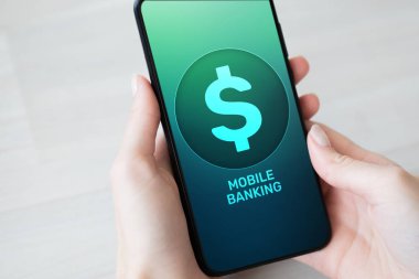 Cep telefonu cyber güvenlik bilgi Gizlilik ve veri koruma Internet teknoloji ve iş kavramı.