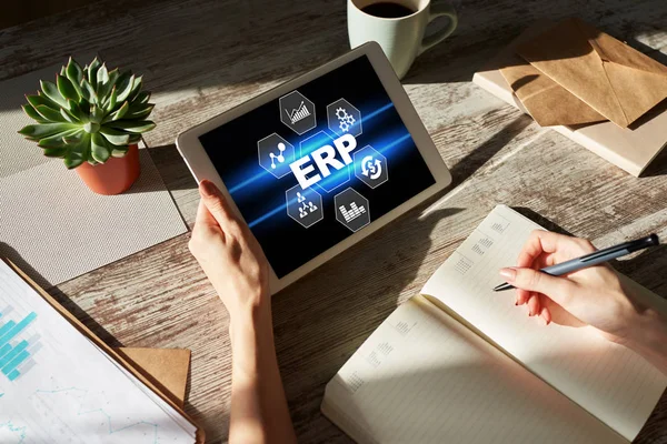 ERP system. Enterprise resources planning. Business process automation.