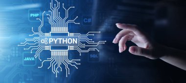 Python yüksek seviye programlama dili. Sanal ekranda uygulama ve web geliştirme kavramı.