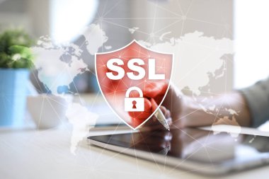 SSL güvenli yuva katmanı, bir bilgisayar protokolü. Şifreleme kullanarak Internet üzerinden gönderilen verilerin güvenliğini.