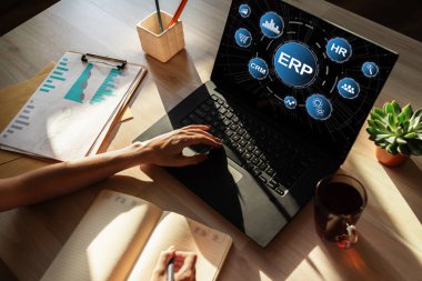 ERP sistemi. Şirket kaynakları planlaması. İş süreci otomasyonu.