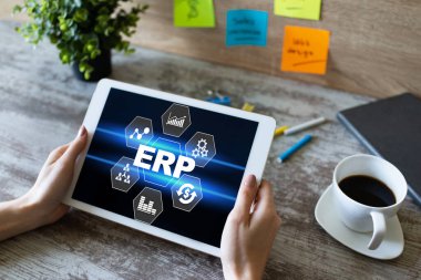 ERP sistemi. Şirket kaynakları planlaması. İş süreci otomasyonu.
