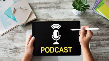 Podcast - ses veya video kayıtları, TV veya radyo yayınları, dersler, konuşmalar ve diğer etkinlikler.